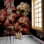 Dark Vintage Floral Wallpaper Mural