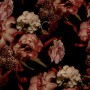 Dark Vintage Floral Wallpaper Mural
