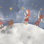Girls on the Moon Kids Wallpaper Mural