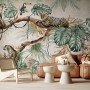 Leopards on Branch Jungle Wallpaper Mural