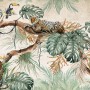Leopards on Branch Jungle Wallpaper Mural
