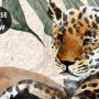 Leopards on Branch Jungle Wallpaper Mural