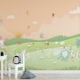 Nursery Cartoon Forest Landscape Wallpaper Mural