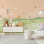 Nursery Cartoon Forest Landscape Wallpaper Mural