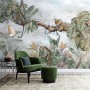 Leopards and Tropical Leaves Wallpaper Mural