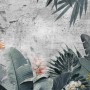 Old Tropical Leaf Wallpaper Mural