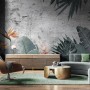 Old Tropical Leaf Wallpaper Mural