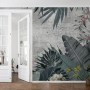 Old Tropical Leaf Wallpaper Mural