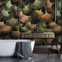 Colorful Gingko Leaf Pattern Wall Mural