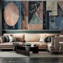 Abstract Floral Art Wallpaper Mural