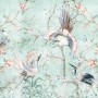 Chinoiserie Peony Blossom with Chinese Birds Wallpaper Mural