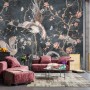 Chinoiserie Peony Blossom with Chinese Birds Wallpaper Mural
