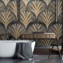 Soft Gatsby Style Art Deco Wallpaper Mural
