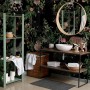 Dark Botanical Plants with Animals Wallpaper Mural