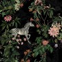 Dark Botanical Plants with Animals Wallpaper Mural
