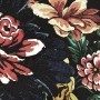Art Nouveau Dark Floral Wallpaper Mural