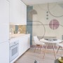 Soft Geometric Shape Art Wallpaper Mural