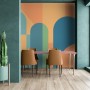 Geometric Abstract Shape Art Deco Wallpaper Mural