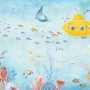 Kids Nursery Undersea with Submarine Wallpaper Mural