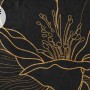 Dark Navy Peony Floral Drawing Art Wallpaper Mural