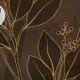 Dark Navy Peony Floral Drawing Art Wallpaper Mural