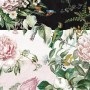 Dark Botanical Soft Floral Wallpaper Mural