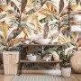 Palm and Banana Leaf Wallpaper Mural