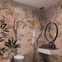 Watercolor Chinoiserie Fruit Trees Wallpaper Mural
