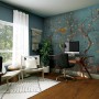 Watercolor Chinoiserie Fruit Trees Wallpaper Mural