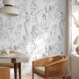 Female Body Line Art Wallpaper Mural