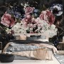 Watercolor Dark Peony Floral Wallpaper Mural