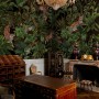 Dark Tropical Trees with Leopards Wallpaper Mural