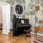 Monochrome Tree Forest Silhouette Wallpaper Mural
