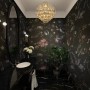 Dutch Flower Peony with Tulips Dark Floral Wallpaper Mural