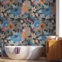 Bohemian Style Anemone Floral Bouquet Wallpaper Mural