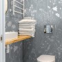 Bohemian Style Neutral Color Wild Flowers Art Wallpaper Mural