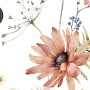 Watercolor Soft Wild Flowers Wallpaper Mural