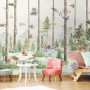 Kids Forest Animals in the Jungle Wallpaper Mural