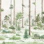 Kids Watercolor Forest Trees Wallpaper Mural