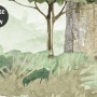 Kids Watercolor Forest Trees Wallpaper Mural