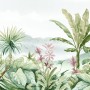Tropical Forest Landscape and Banana Trees Wallpaper Mural