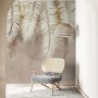 Neutral Tropical Palm Leaf Wallpaper Mural