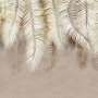 Neutral Tropical Palm Leaf Wallpaper Mural