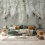 Neutral Tropical Palm Leaf Wallpaper Mural