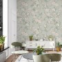 Soft Chinoiserie Peony Tree Blossom Art Wallpaper Mural