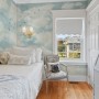 Abstract Clouds with Birds Wallpaper Mural