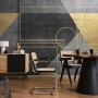 Colorful Geometric Grunge Art Wallpaper Mural