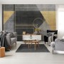 Colorful Geometric Grunge Art Wallpaper Mural