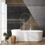 Colorful Geometric Grunge Art Wallpaper Mural
