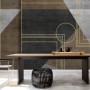 Colorful Geometric Grunge Art Wallpaper Mural